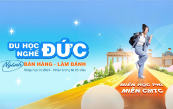 Tham gia du học nghề Đức ngành Làm bánh - Bán hàng, nhận ngay 30.000.000đ khi có bằng B1 